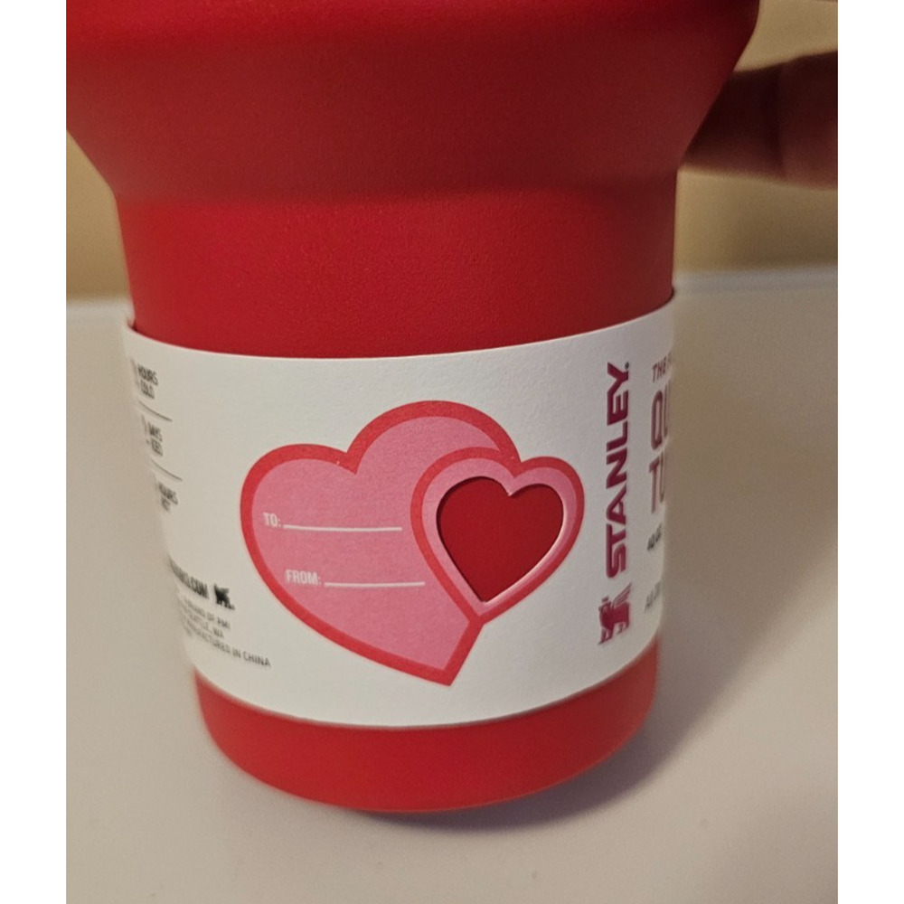 Stanley X Target Exclusive Valentine’s Day 2025 Sweet Hearts 40oz Tumbler - Red - Picture 4 of 5